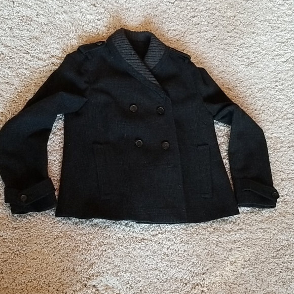 J. CREW Tweed plaid shawl collar jacket - Picture 6 of 9